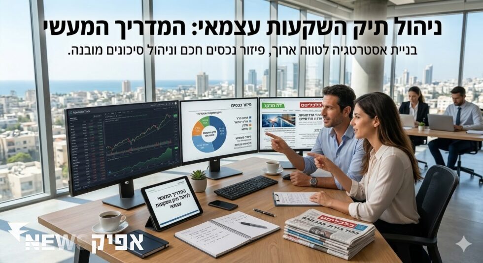 איך לנהל תיק השקעות בבורסה – מדריך לניהול תיק השקעות למתחילים   מימון ופיננסים, שוק ההון