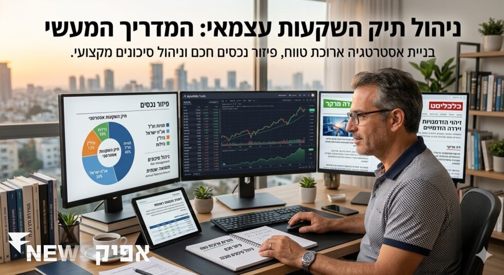 איך לנהל תיק השקעות בבורסה – מדריך לניהול תיק השקעות למתחילים   מימון ופיננסים, שוק ההון