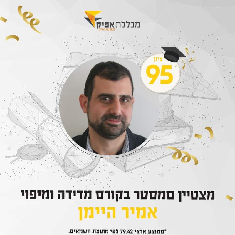 אמיר היימן, סטודנט מצטיין 2020
