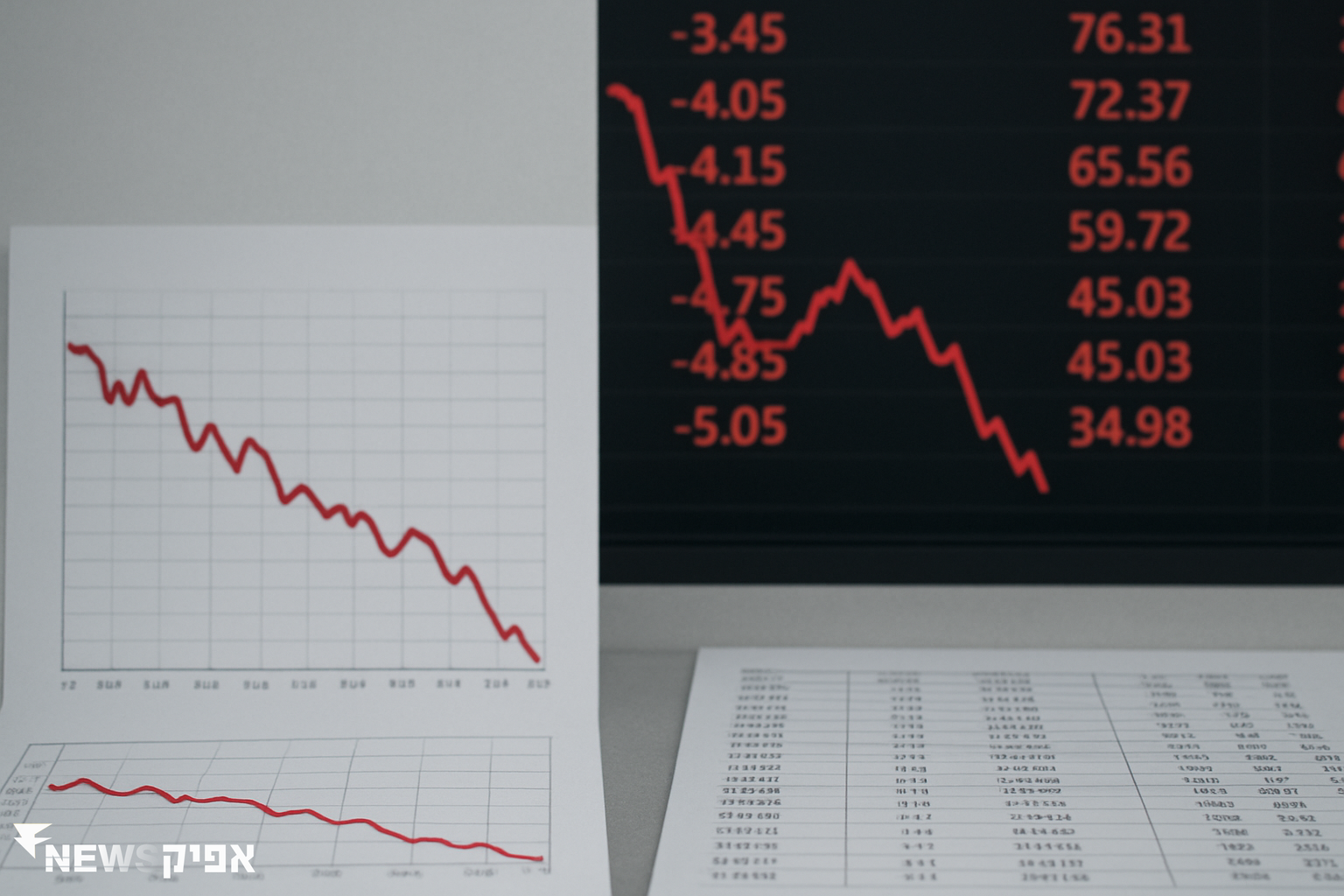 ירידות חדות בבורסת תל אביב: ניתוח והשלכות
