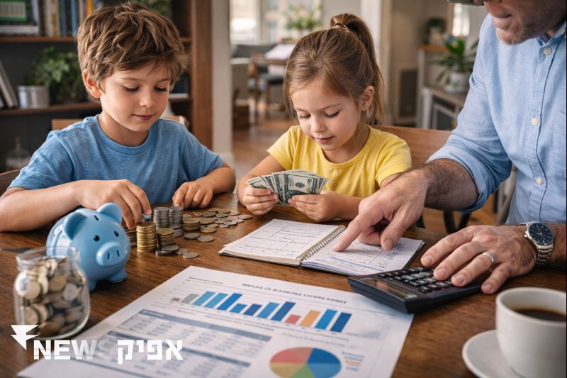 חינוך פיננסי בחטיבת ביניים: איך ללמד ילדים לנהל כסף?   שוק ההון