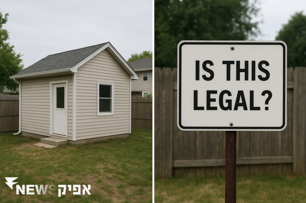 יחידת דיור בחצר: האם זה חוקי?