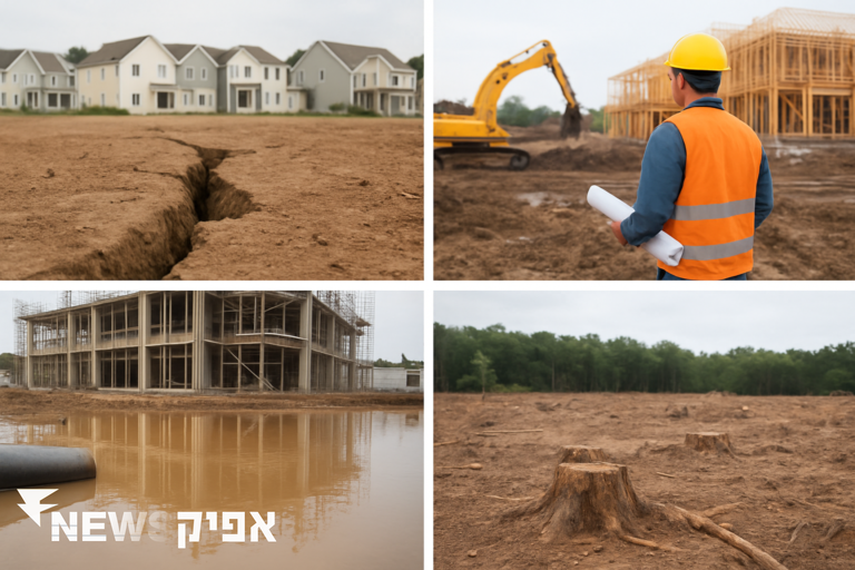 הפשרת קרקע למגורים: סיכונים נפוצים