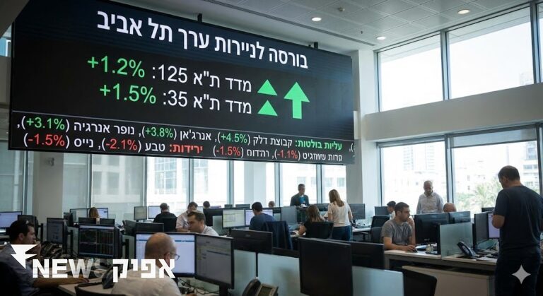 עליות במדדים המרכזיים בבורסה בתל אביב: תמונת מצב ומגמות עתידיות