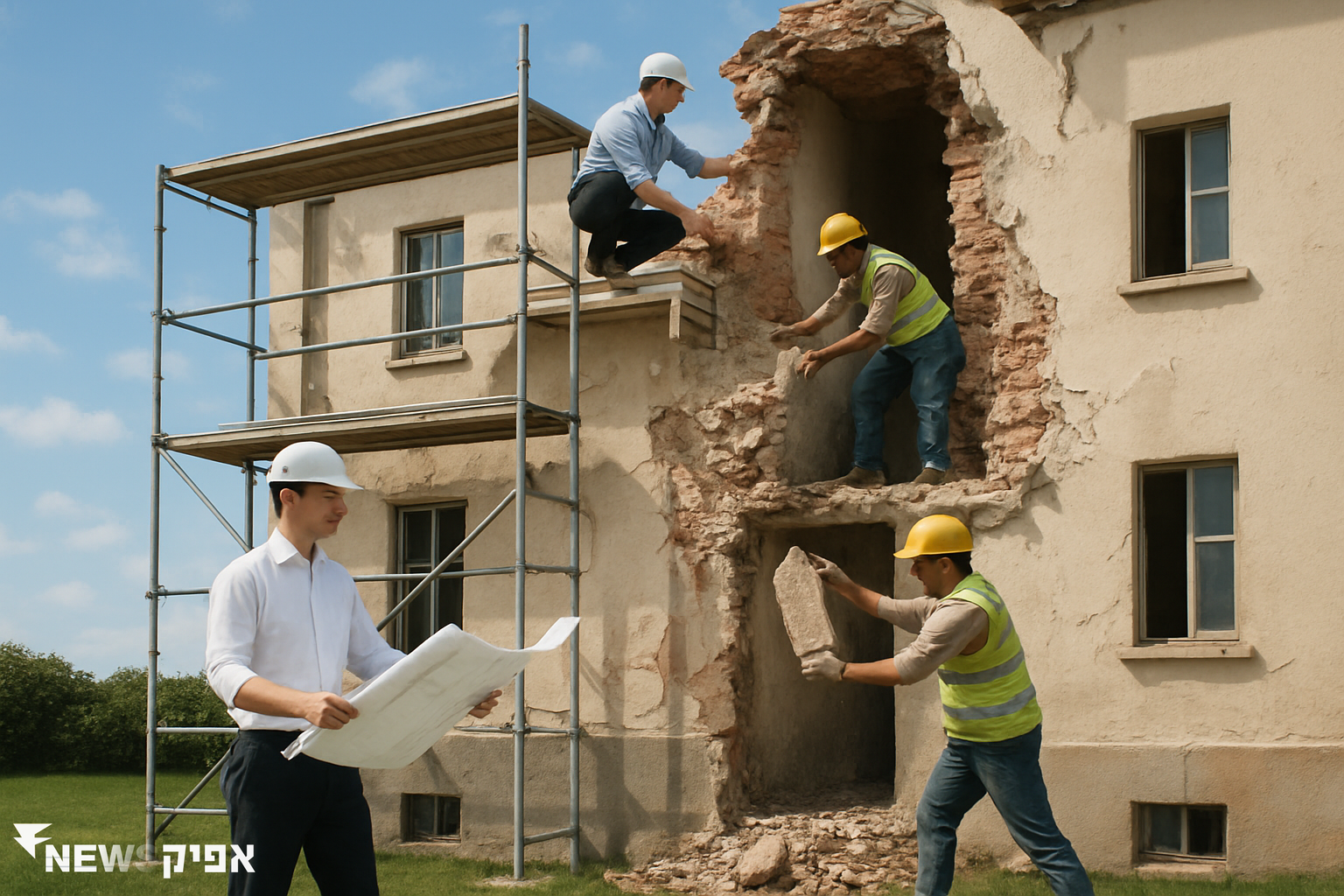 שיקום נזקי מבנה: מה כולל התהליך?