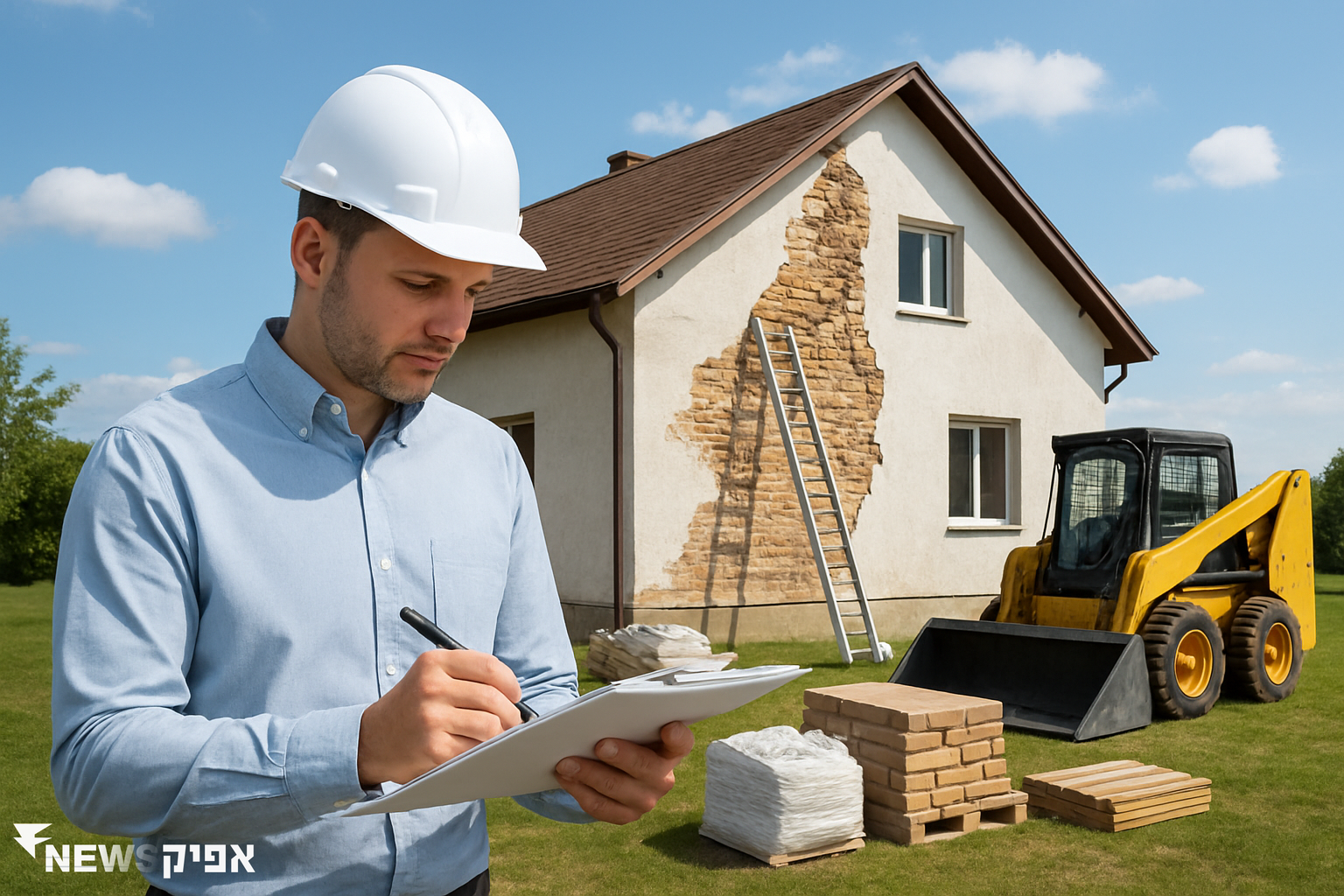 אומדן עלויות תיקון: מבנה שניזוק