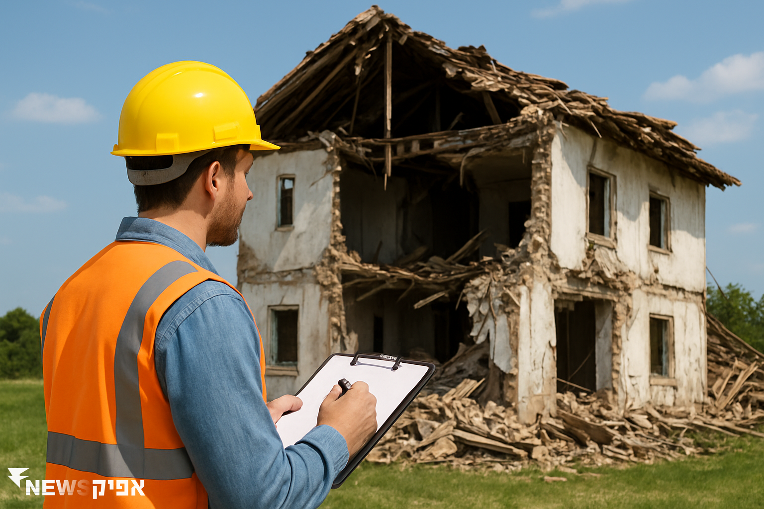 אומדן עלויות תיקון: מבנה שניזוק