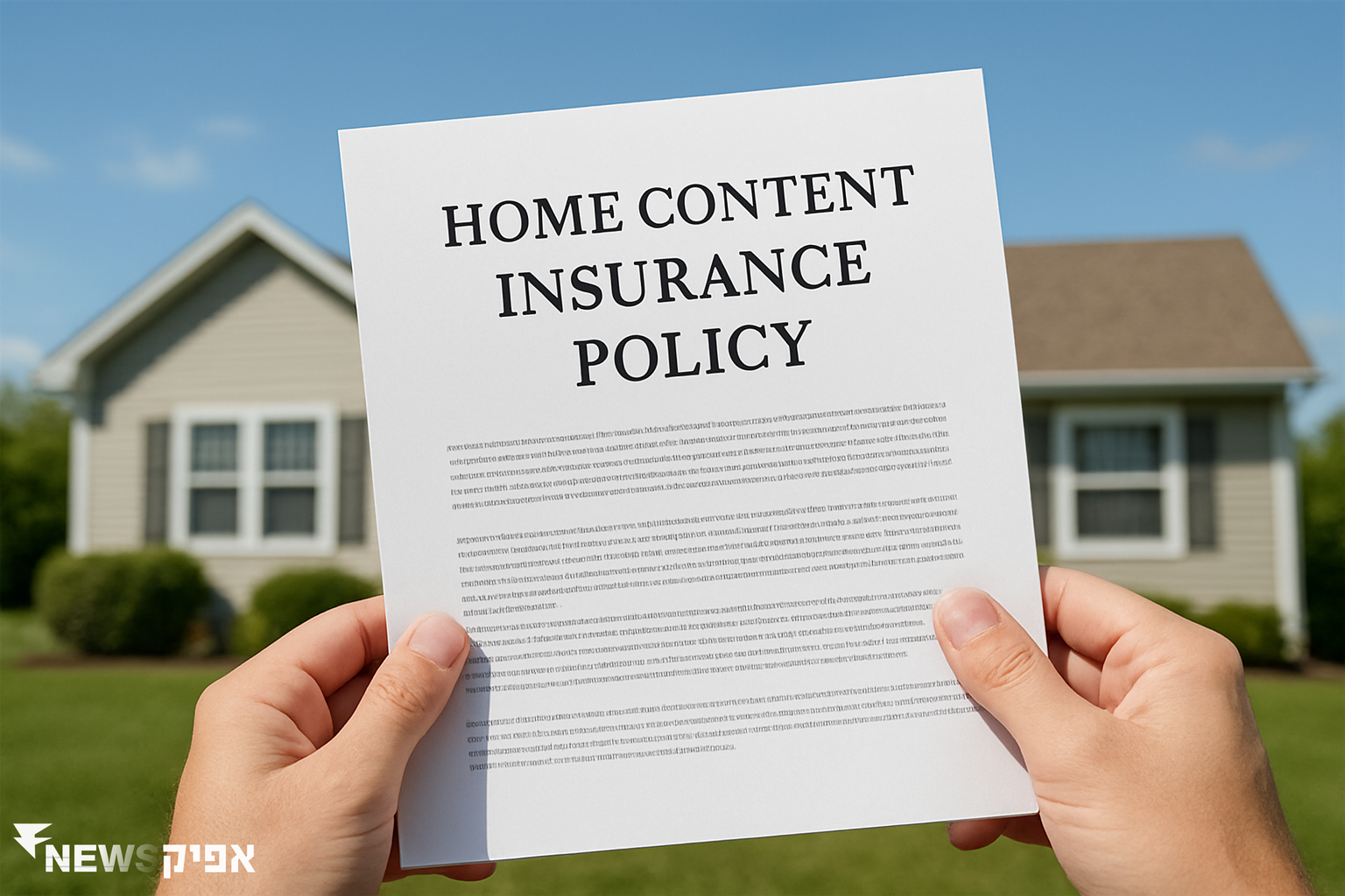 ביטוח תכולה: עיקרי הכיסוי בפוליסה