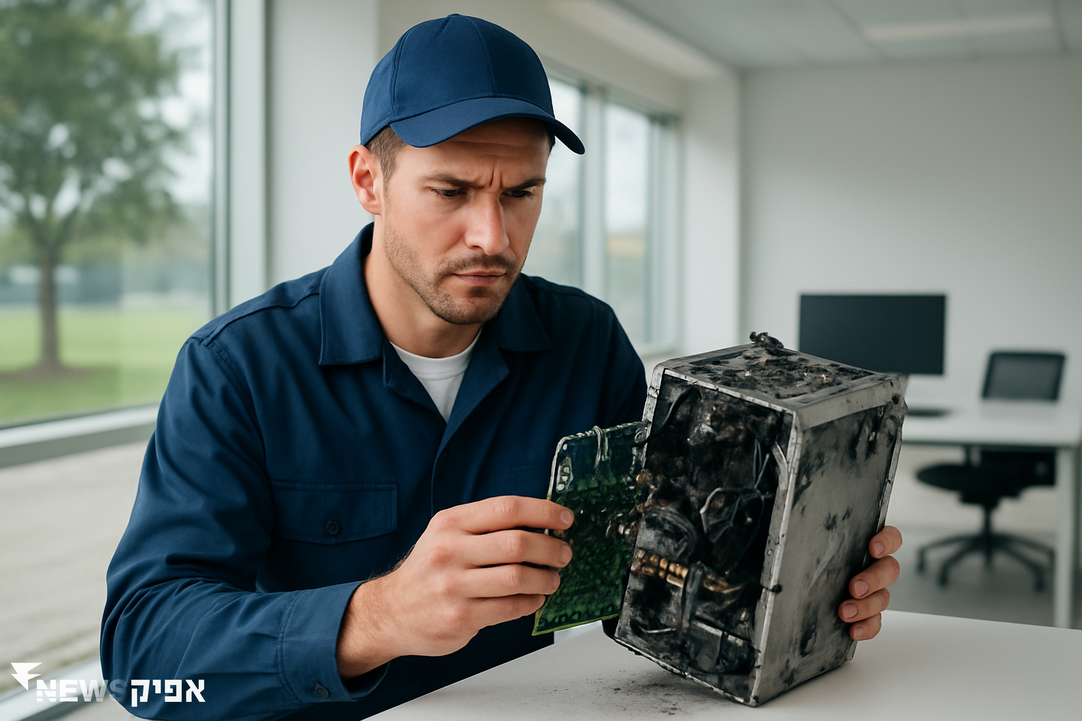 נזק לציוד אלקטרוני: הערכה לאחר אירוע