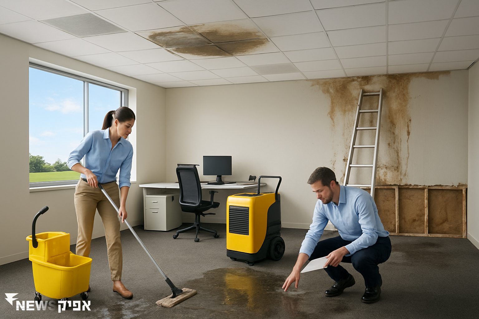 נזקי מים בעסק: השלכות כלכליות ושיקום
