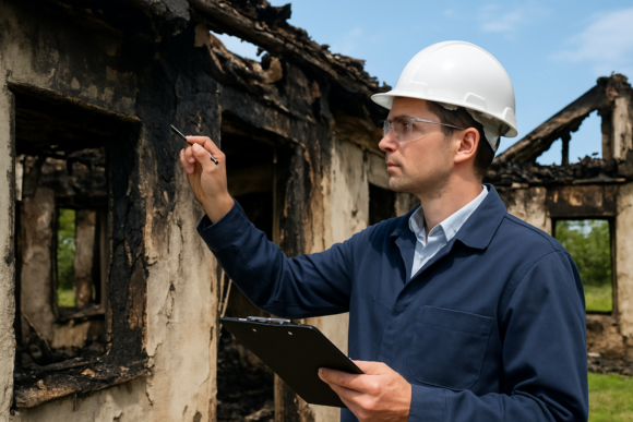 נזקי שריפה במבנה: הערכה ושיקום   נדל”ן