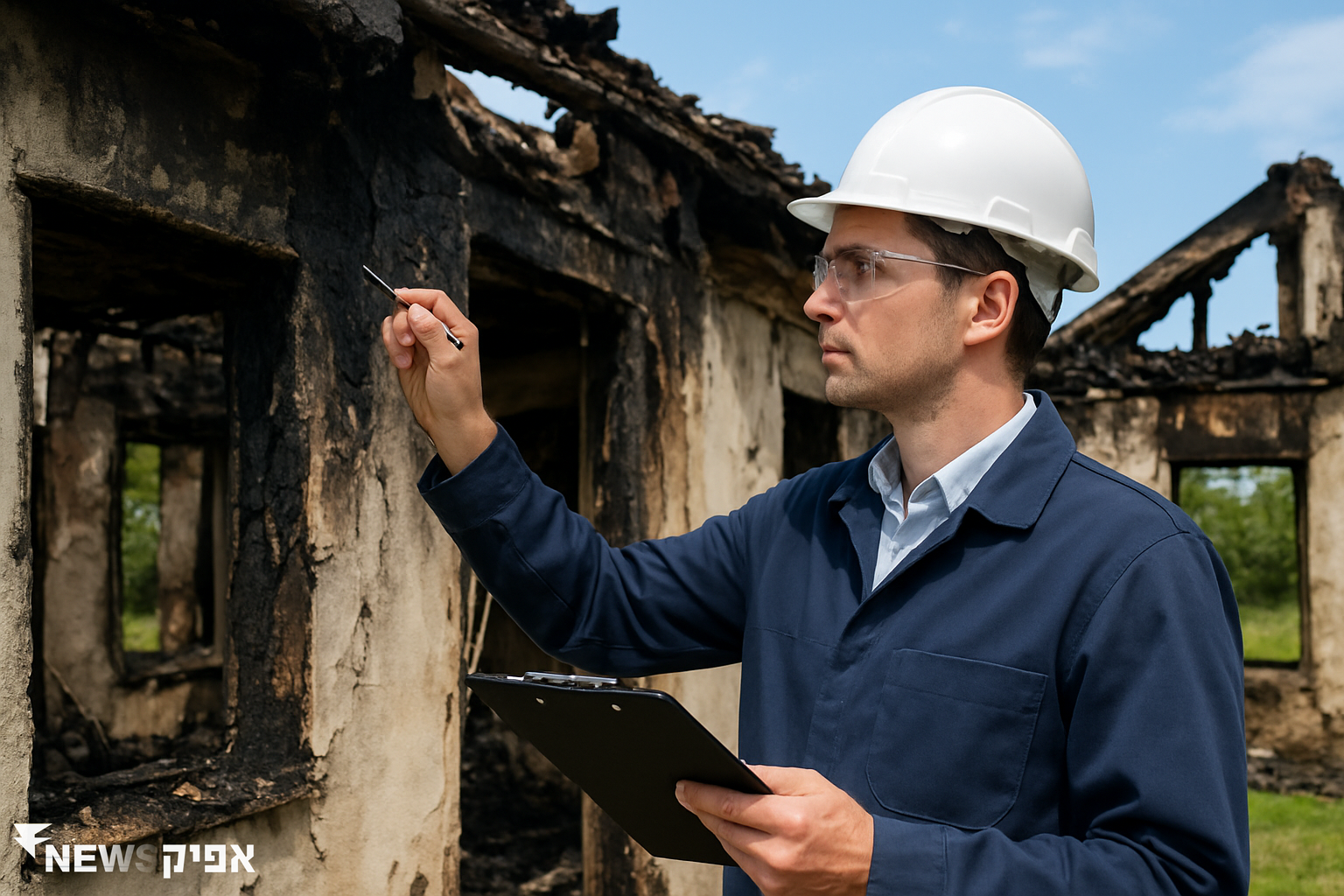 נזקי שריפה במבנה: הערכה ושיקום