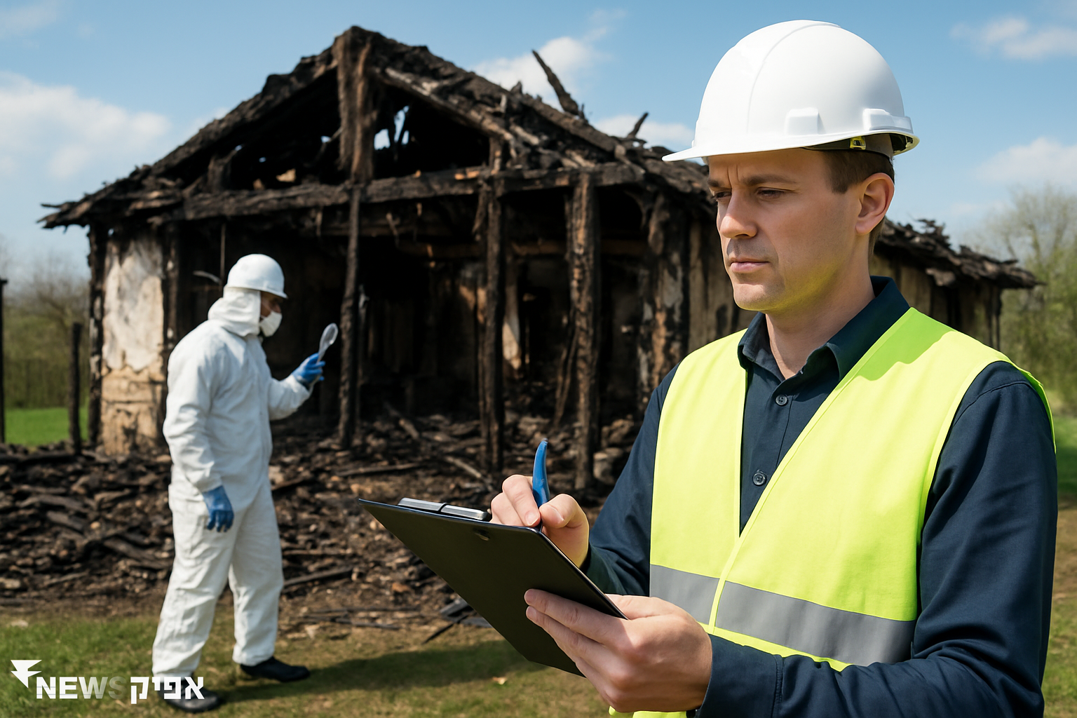 נזקי שריפה במבנה: הערכה ושיקום