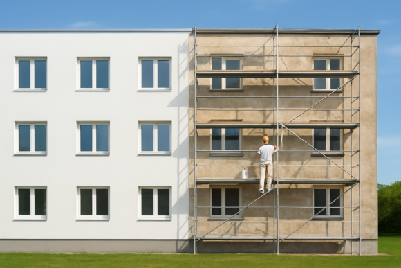 תחזוקת חזית בניין: שדרוג המראה החיצוני   ניהול ואחזקת מבנים