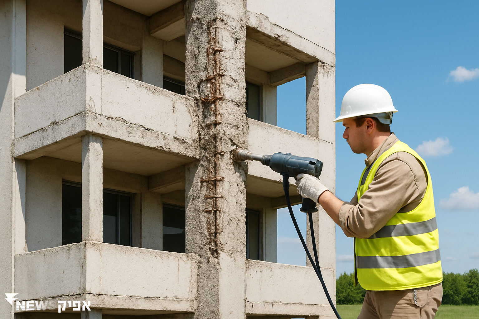 שיקום בטון במבנה: איך למנוע נזקים נוספים?