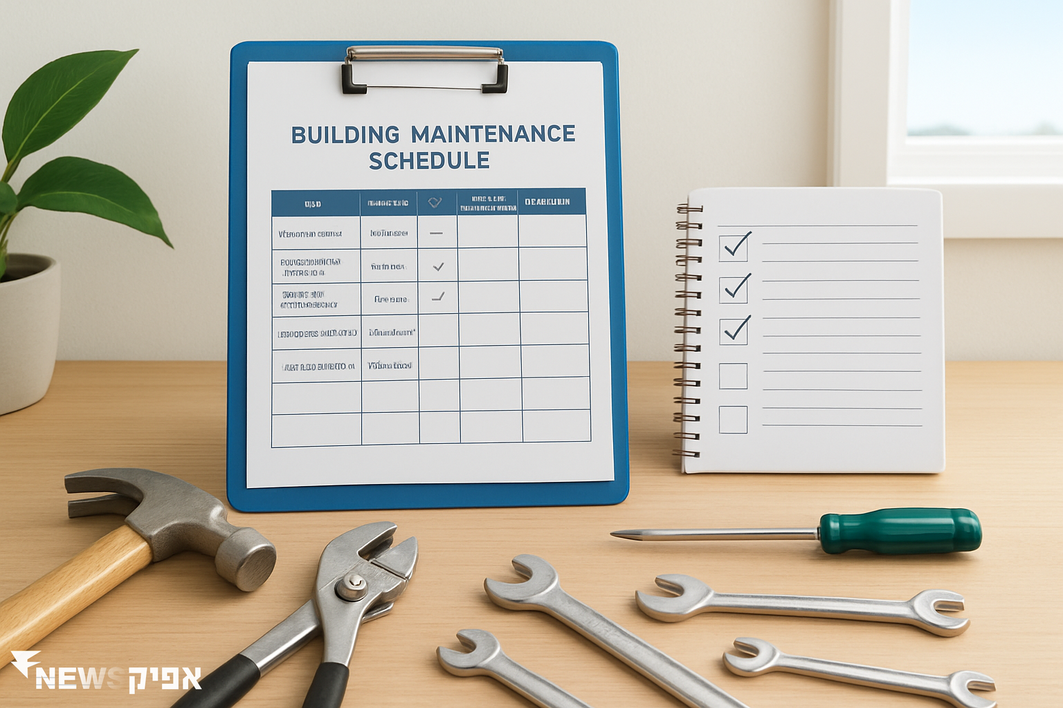 תוכנית תחזוקה שנתית לבניין: איך לבנות תוכנית יעילה?