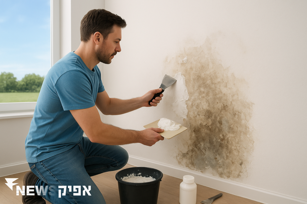 רטיבות בקיר פנימי: איך להתמודד עם הבעיה?