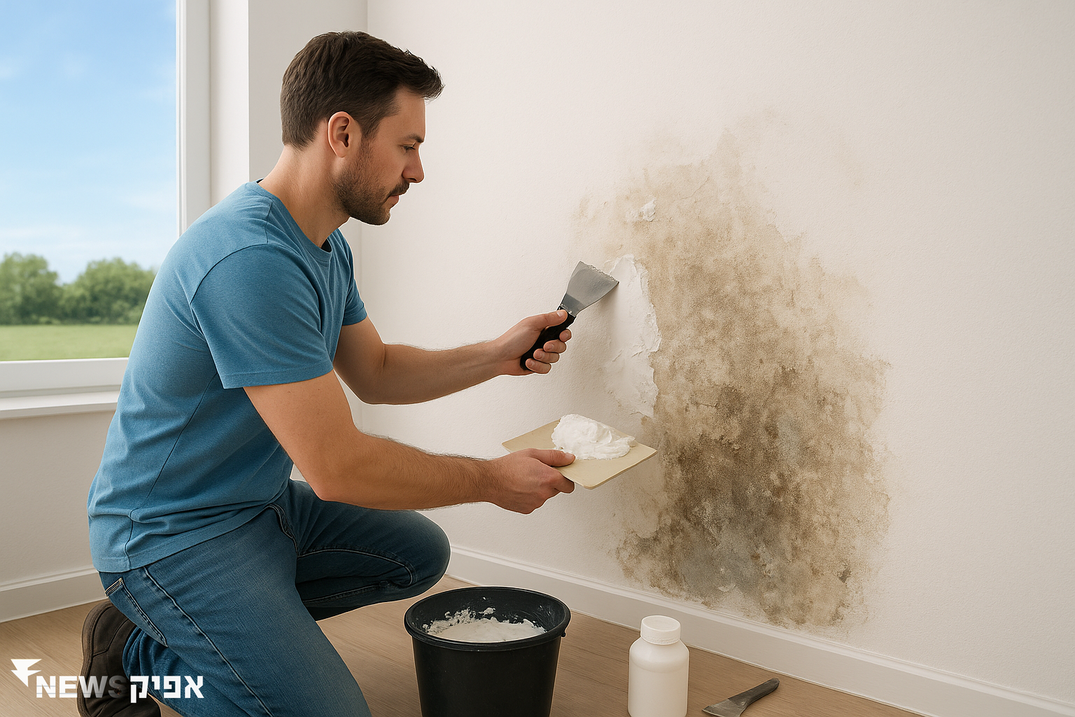 רטיבות בקיר פנימי: איך להתמודד עם הבעיה?