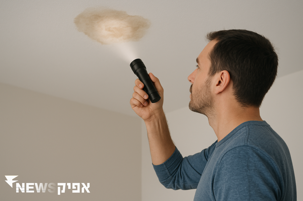 כתמי רטיבות בתקרה: איך מזהים את המקור ומה הפתרון?
