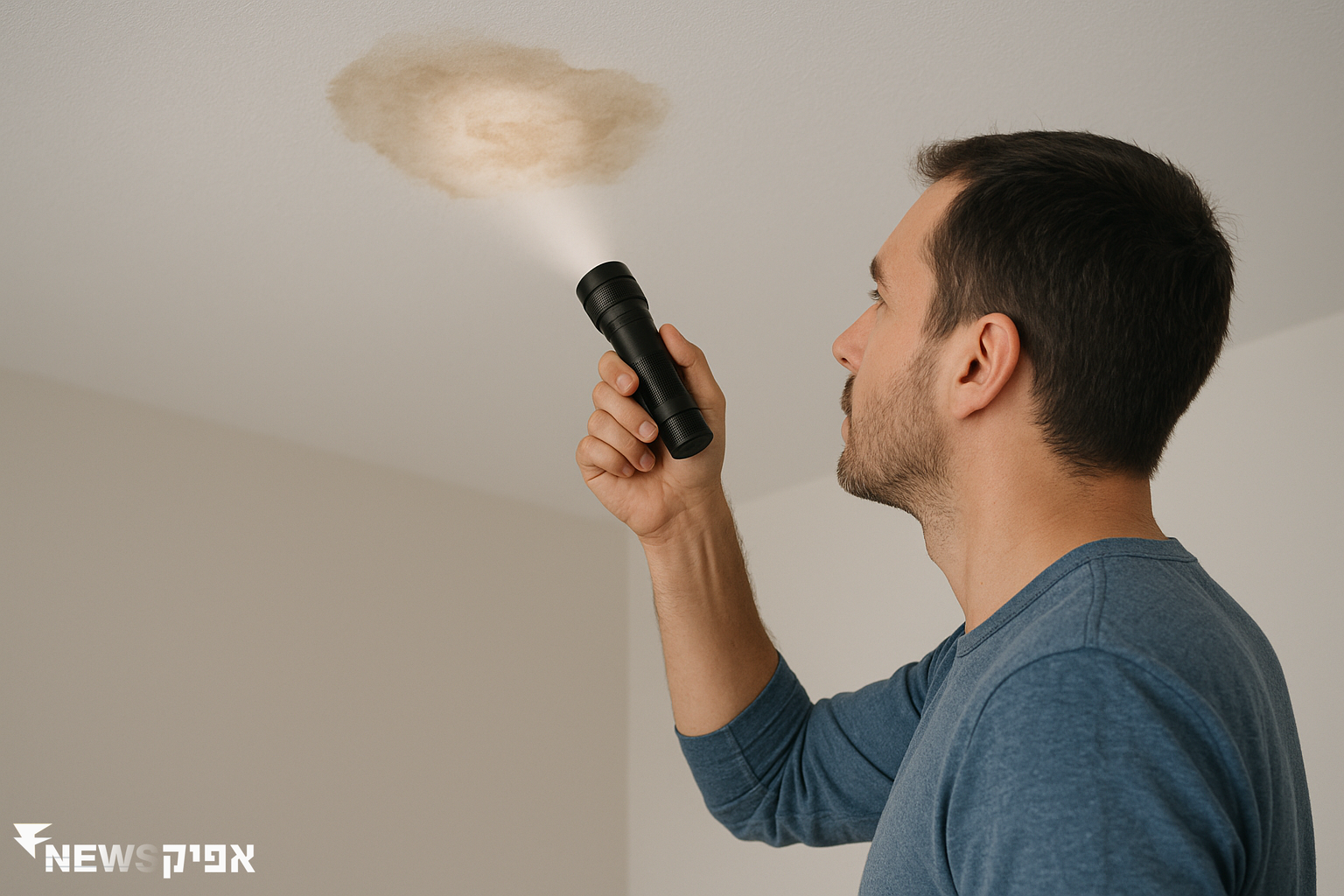 כתמי רטיבות בתקרה: איך מזהים את המקור ומה הפתרון?