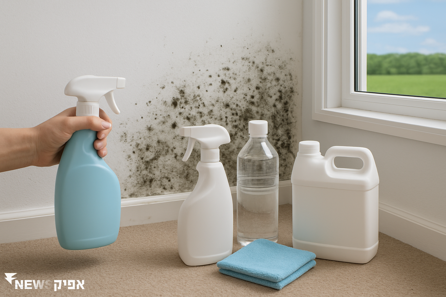 עובש בקירות: סיבות ופתרונות