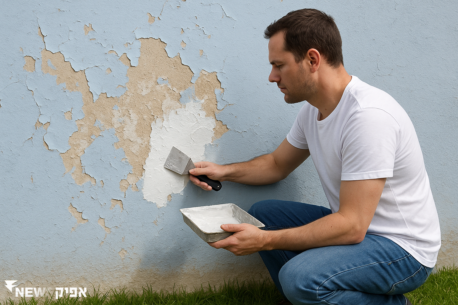 התנפחות צבע בקיר: למה זה קורה ואיך מתקנים?