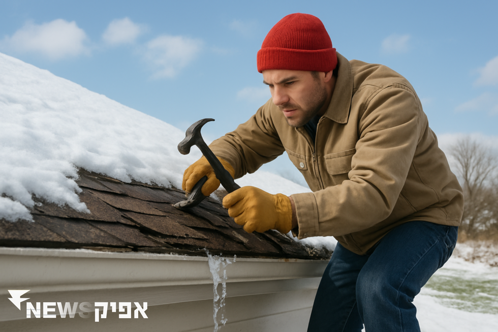 נזילה מהגג בחורף: איך מתמודדים עם הנזקים?
