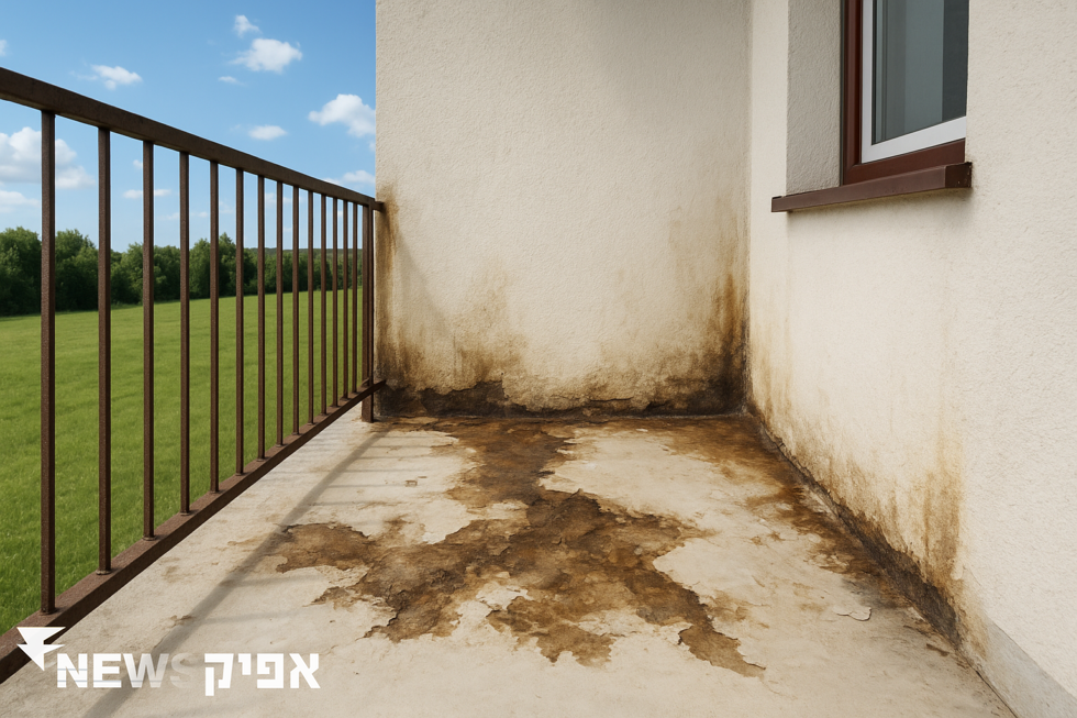 כשל באיטום מרפסת: מה עושים כשהאיטום כושל?