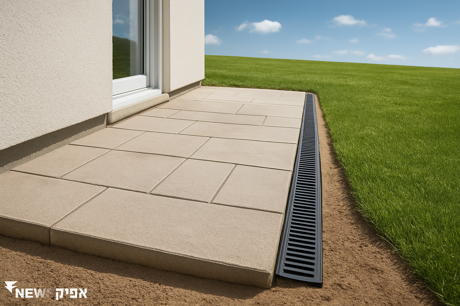 בעיית שיפועים במרפסת: איך מתמודדים עם ניקוז לקוי?