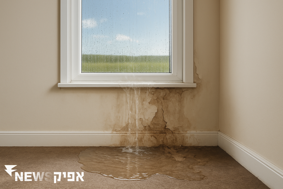 מים נכנסים דרך חלון: איך מונעים נזקים?