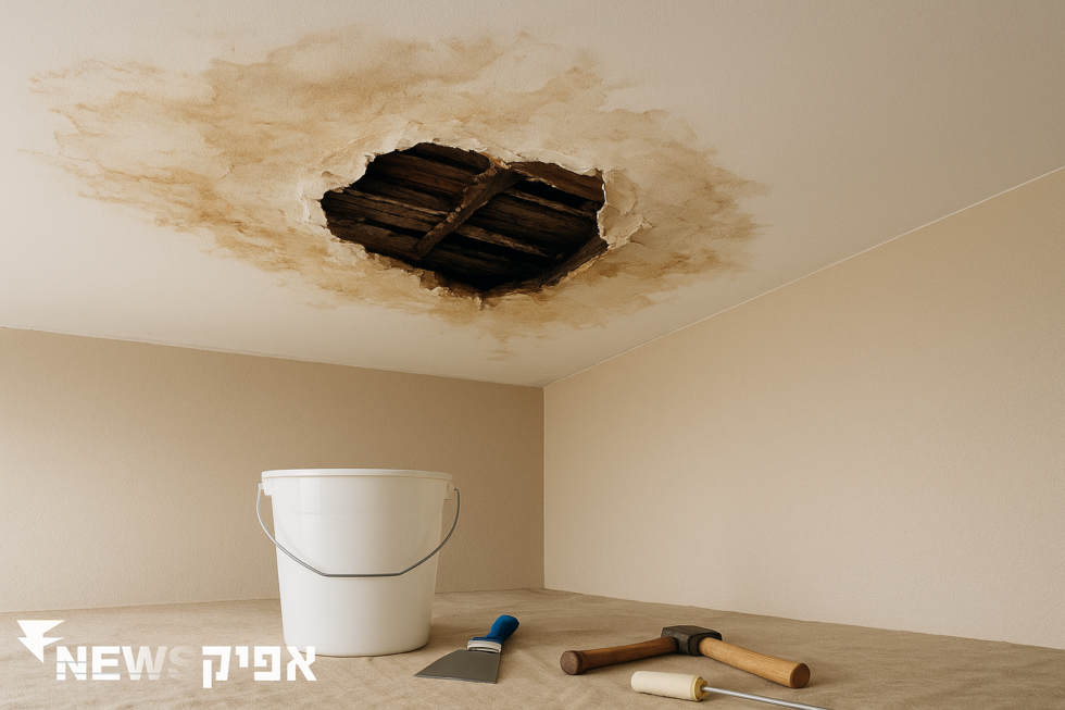 נזקי מים לתקרה: איך למנוע ולהתמודד?