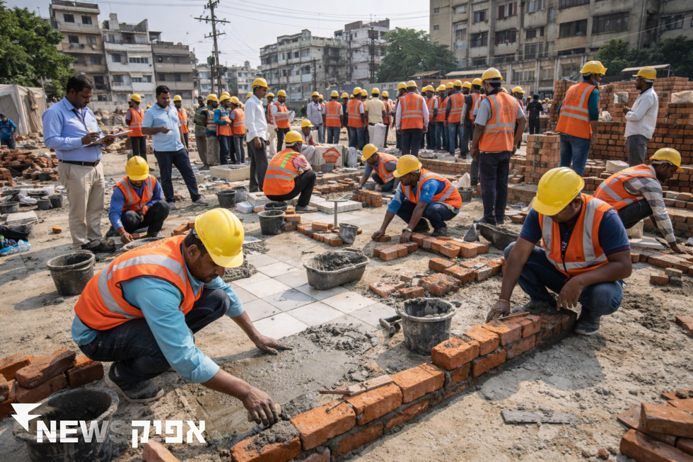 המהלך לגיוס עובדים הודיים לשוק הבנייה הישראלי: אתגרים והזדמנויות