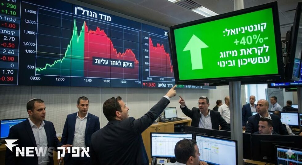 לאחר יומיים של עליות חדות בעקבות נתוני האינפלציה – מניות הנדל"ן מתקנות: הזדמנויות והשלכות