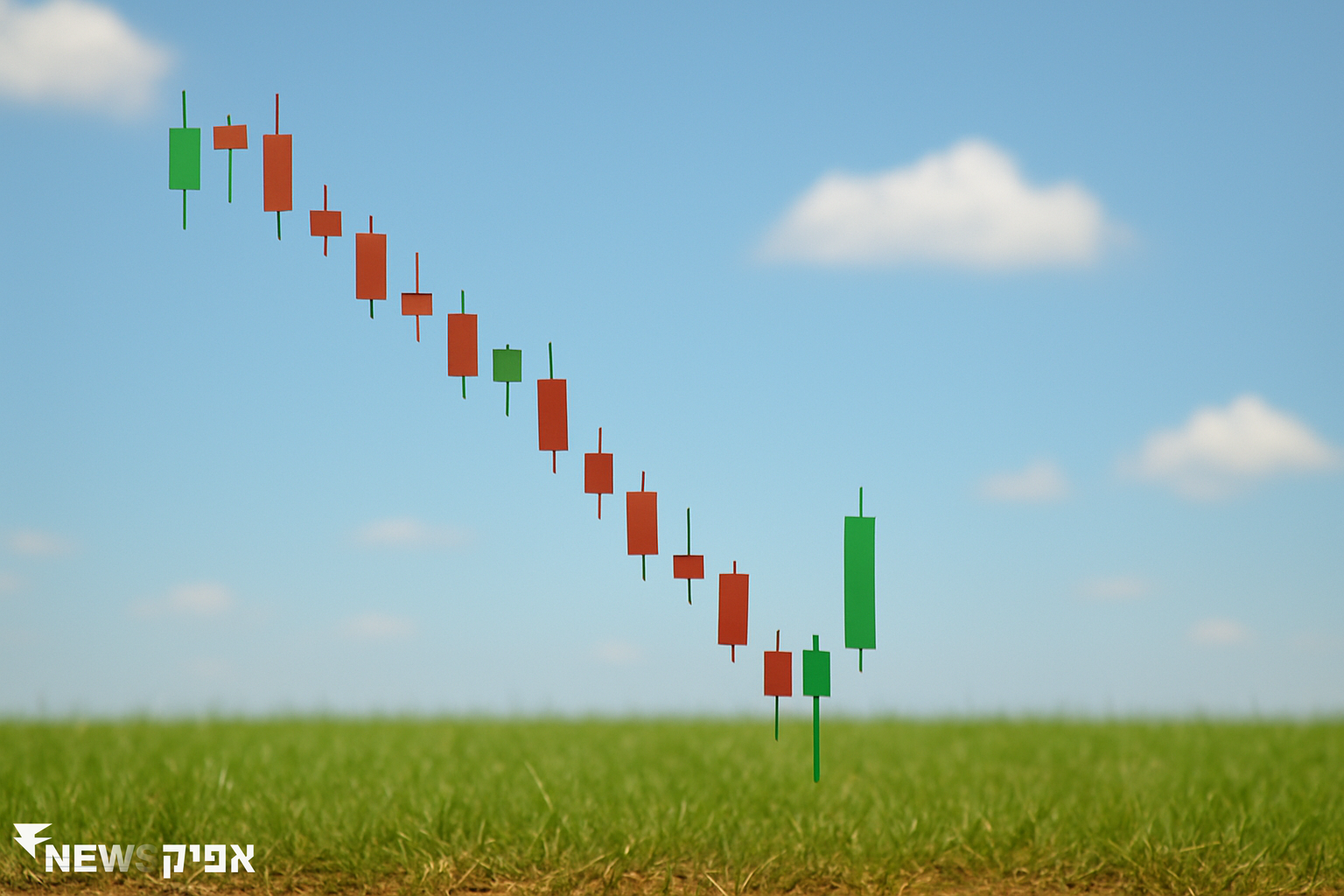 פטיש: תבנית הנר היפני שמעידה על שינוי מגמה