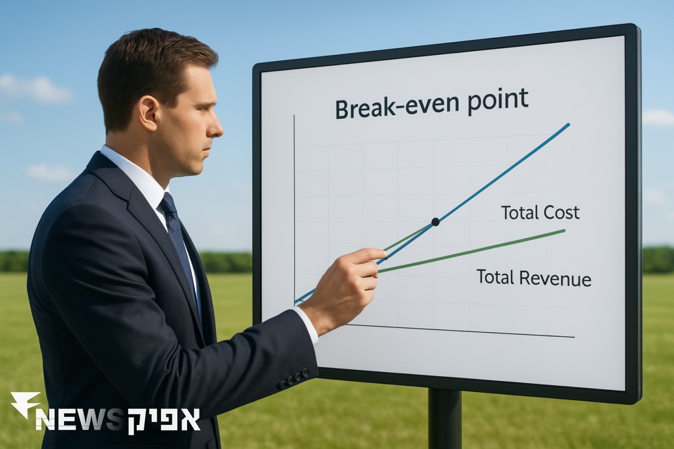 חישוב נקודת איזון בעסק – כלי לבחינת רווחיות