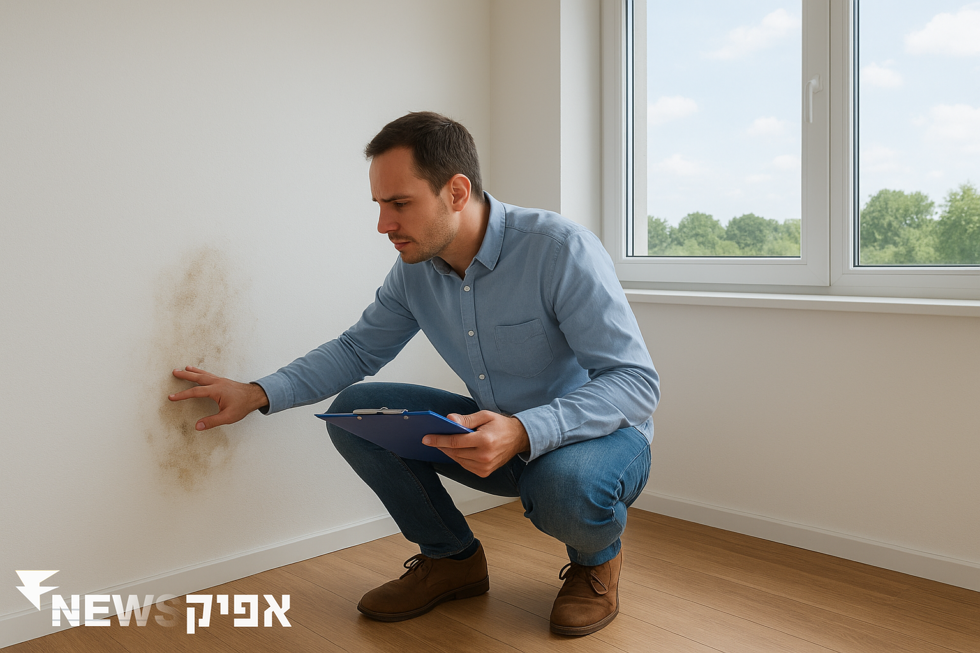 בדיקת רטיבות בדירה לפני קניה: כך תבטיחו דירה יבשה