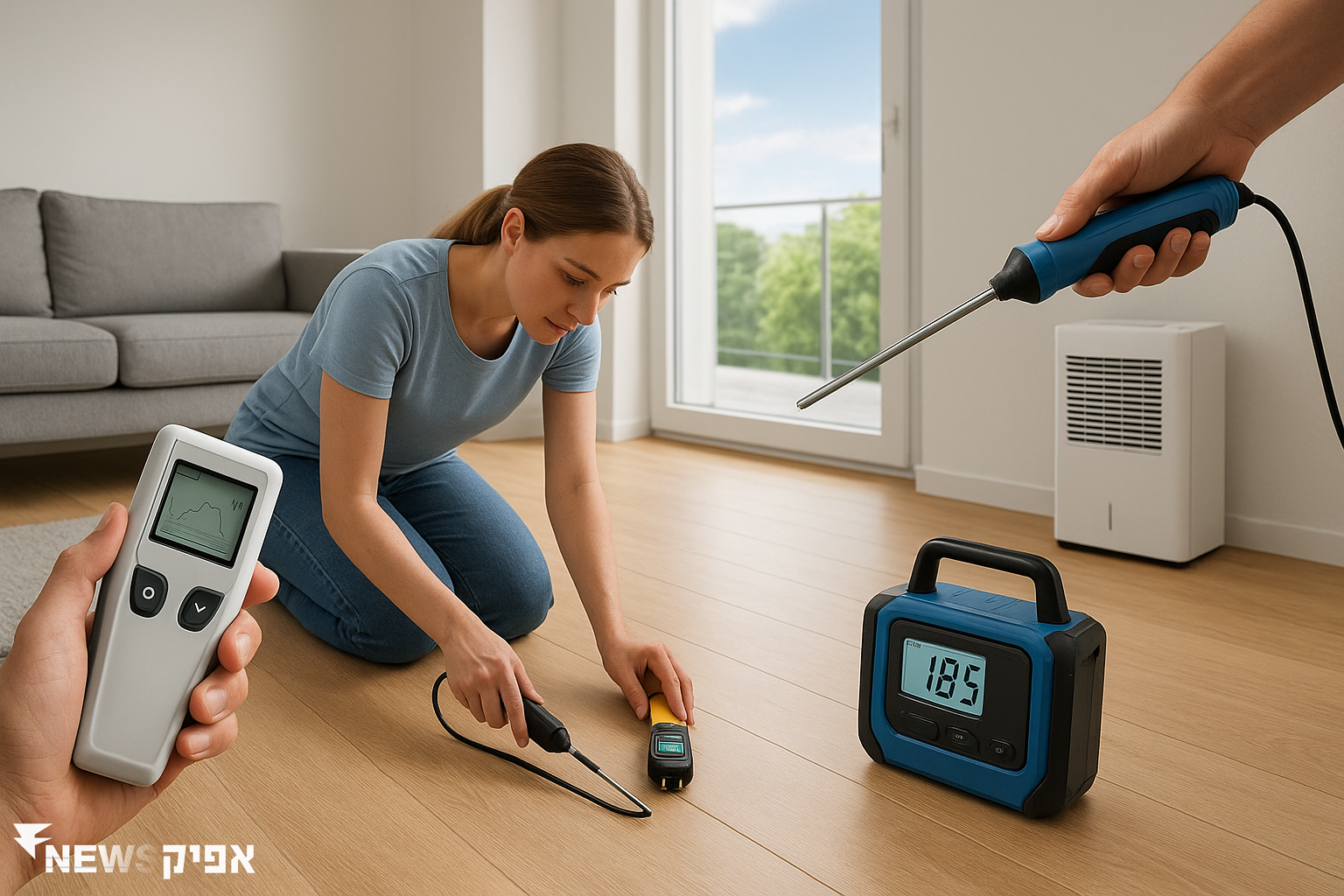 בדיקת רטיבות בדירה לפני קניה: כך תבטיחו דירה יבשה