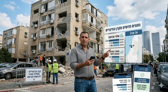 כמעט 10,000 תביעות לנזקי מלחמה: רשות המסים חושפת את היקף הפגיעות ברכוש   כללי