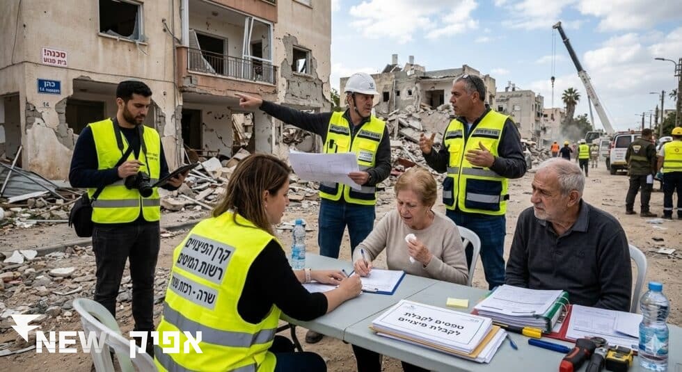 מס רכוש מסתובבים בין הבתים שנפגעו במלחמה: כמה נפגעו עד כה?