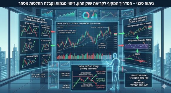 ניתוח טכני – המדריך המקיף לקריאת שוק ההון, זיהוי מגמות וקבלת החלטות מסחר המילון הפיננסי, שוק ההון
