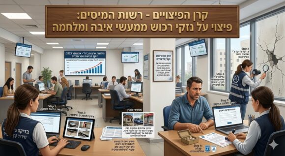 קרן הפיצויים ברשות המיסים – תפקידים, זכאות ודרכי יצירת קשר   ביטוח, שמאות רכוש