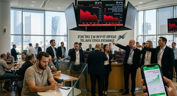 תנודתיות חריגה בבורסה בתל אביב: הזרים מוכרים, המשקיעים הפרטיים קונים   שוק ההון, שוק ההון וקריפטו