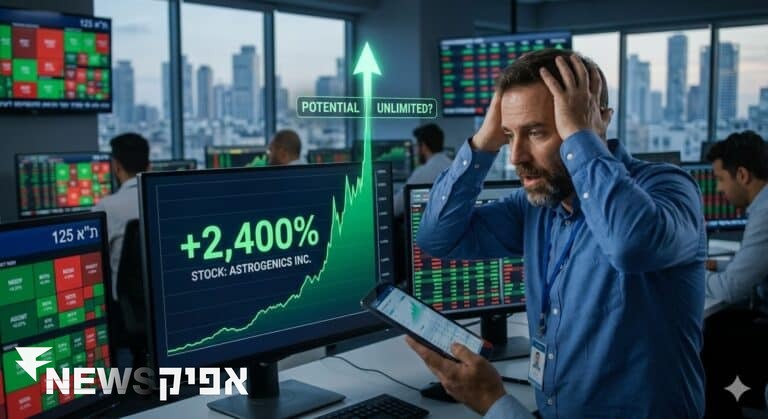 המניה שזינקה 2,400% – וכנראה עוד לא סיימה