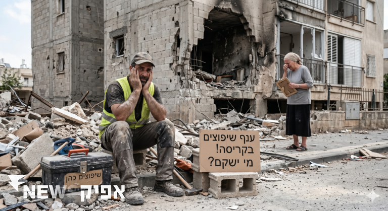 ענף שיפוצים על סף קריסה: מי ישקם את הבתים שנפגעו מהטילים?