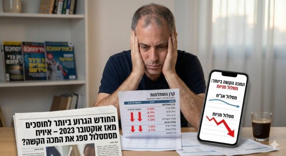 החודש הגרוע ביותר לחוסכים מאז אוקטובר 2023 – איזה מסלול ספג את המכה הקשה?   שוק ההון