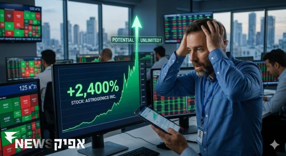 המניה שזינקה 2,400% – וכנראה עוד לא סיימה