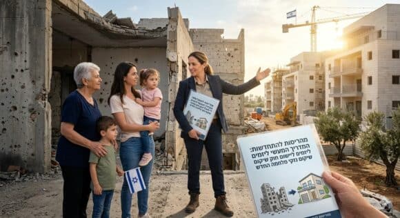 מהריסות להתחדשות: כל מה שיזמי נדל"ן חייבים לדעת על חוק שיקום נזקי מלחמה החדש   כללי