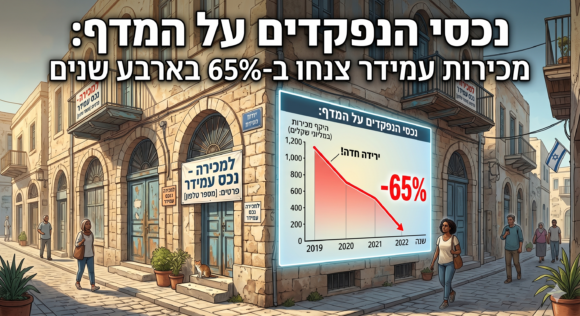 נכסי נפקדים שאיש לא קונה: מכירות עמידר צנחו 65% בארבע שנים   כללי