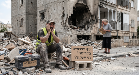 ענף שיפוצים על סף קריסה: מי ישקם את הבתים שנפגעו מהטילים?   כללי