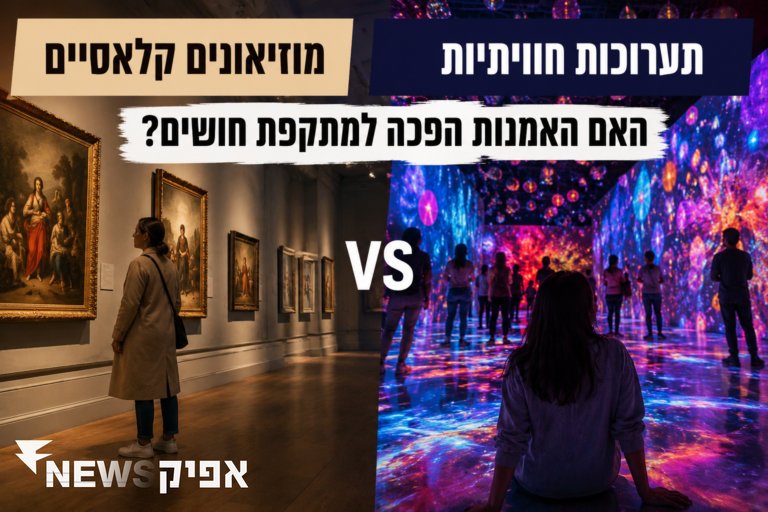 מוזיאונים קלאסיים לעומת תערוכות חוויתיות: האם האמנות הפכה למתקפת חושים?